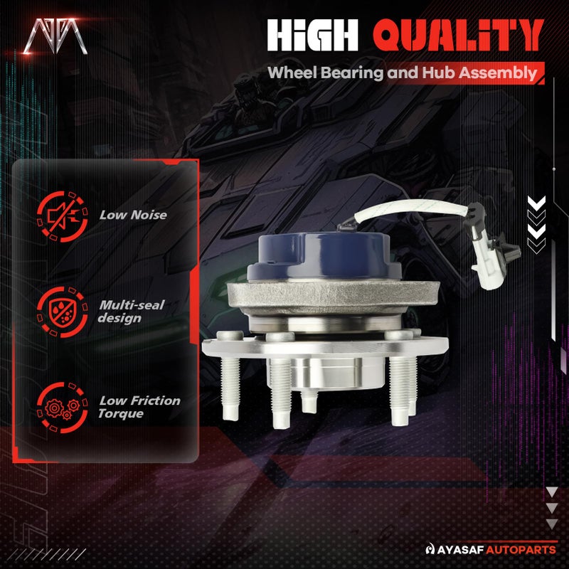 MAYASAF 513121 Front Wheel Hub Bearing Assembly for Chevy Impala/Venture/Monte Carlo, for Buick Century/Rendezvous/Terraza, for Cadillac DeVille/DTS, for Pontiac Grand Prix Olds Aurora - Image 2